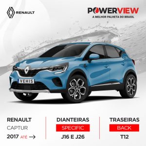 Palhetas Captur 2017 a 2026 Power View Original