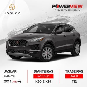 Palhetas E-Pace 2019 a 2026 Power View Original