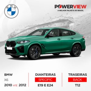 Palhetas X6 2010 a 2012 Power View Original
